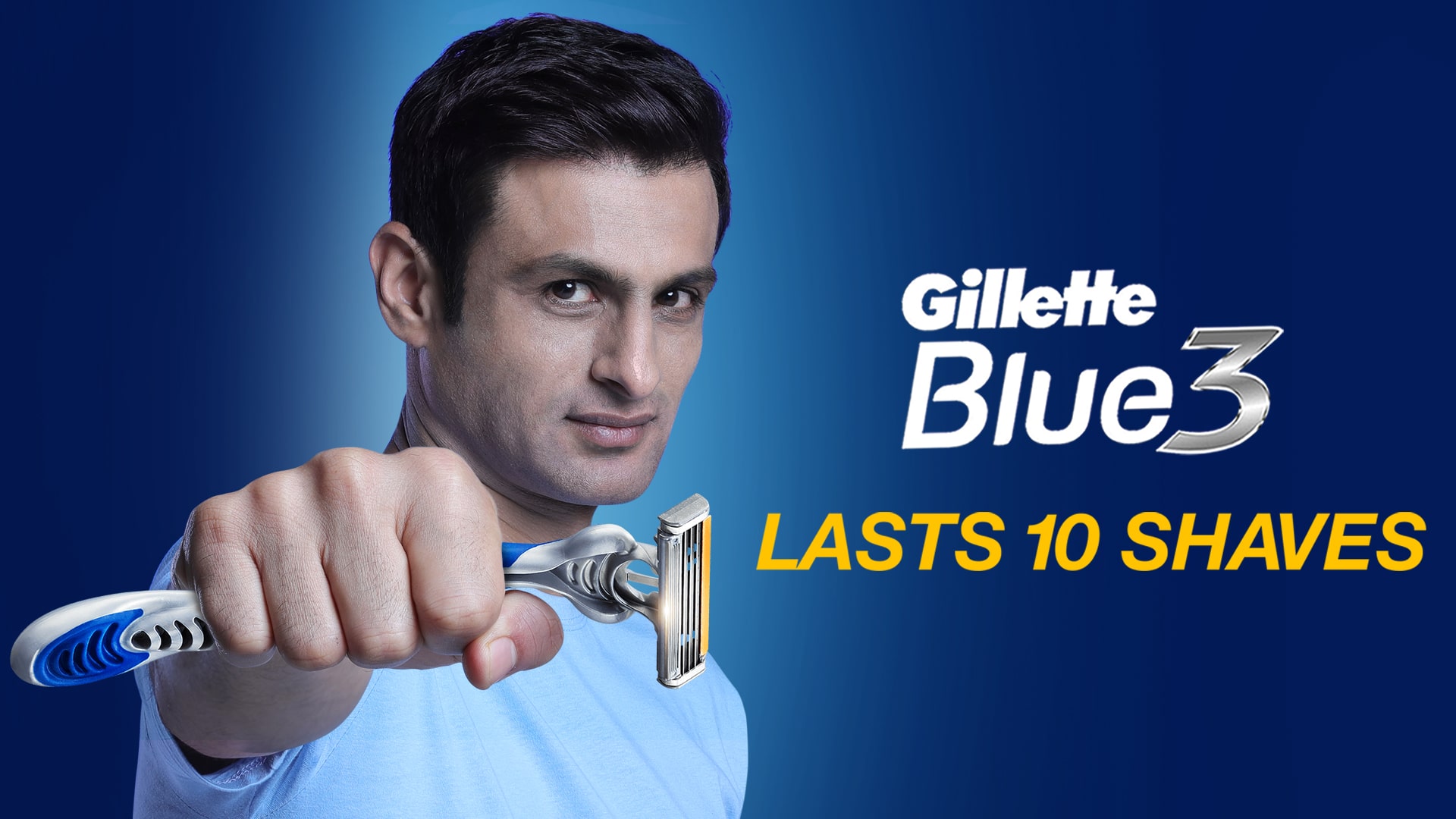 Blue 3 Chalay 10 Shaves Tak!